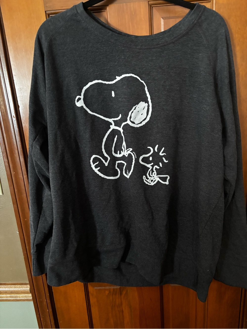 Women's Charcoal Snoopy Graphic Sweatshirt